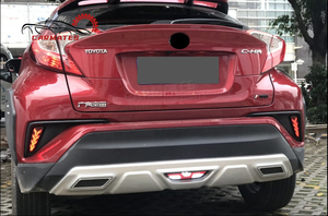 Carmates ไฟท้ายเบรค LED DRL, ไฟท้ายกันชนฟังก์ชั่น2ฟังก์ชั่นสำหรับ Toyota CHR izoa 2017 2018 2019 2020 2021 2022 - Product Image 2