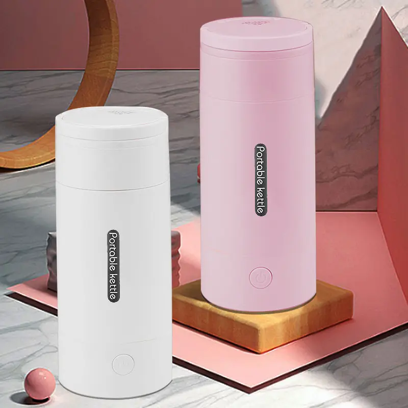 Tazza di bottiglia elettrica 500ML del bollitore di acqua di viaggio del latte in polvere del caffè del bollitore elettrico portatile inossidabile all'ingrosso di alta qualità