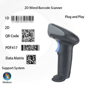 Excellent Quality COMS Auto-Sensing <strong>Bar</strong> <strong>Code</strong> QR <strong>Code</strong> Reader 1D 2D Kiosk Wired Barcode <strong>Scanner</strong> with Stand - Product Image 6