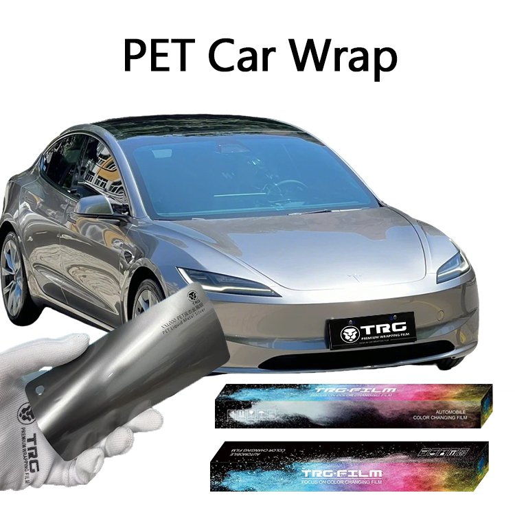 PET métal liquide argent
