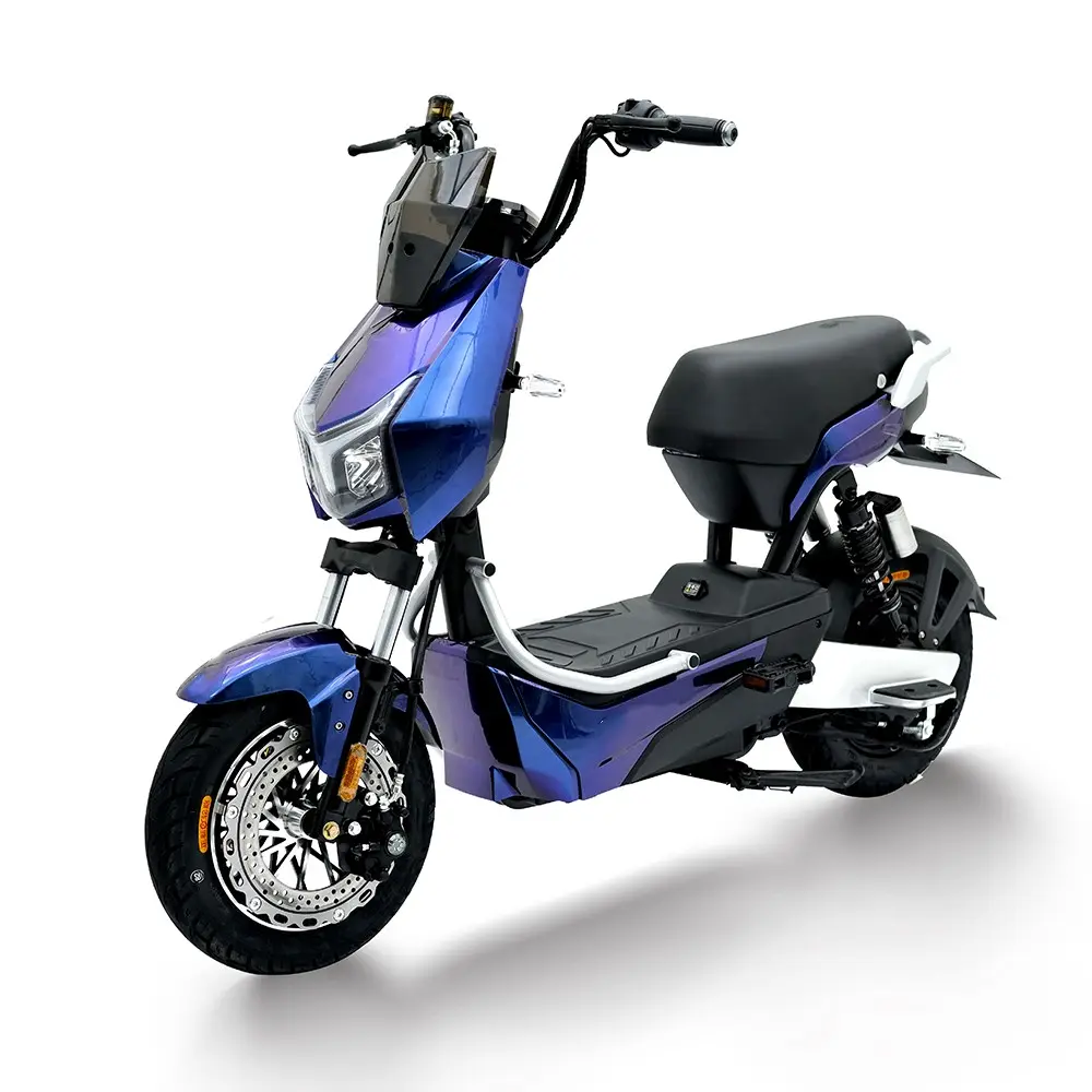 Sepeda Motor Listrik dengan Pedal Rem Cakram 48v500w 2 Roda Baterai Lithium Skuter Listrik