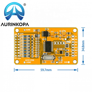 アップグレードバージョンADS1256 24ビットADC、8チャンネルADモジュール、高精度ADCデータ取得 - Product Image 2
