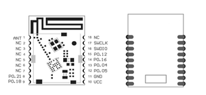 NRF52805 a buon mercato Iot Wireless trasmettitore ricevitore Zigbee programmabile bluetooth modulo a basso consumo energetico - Product Image 6