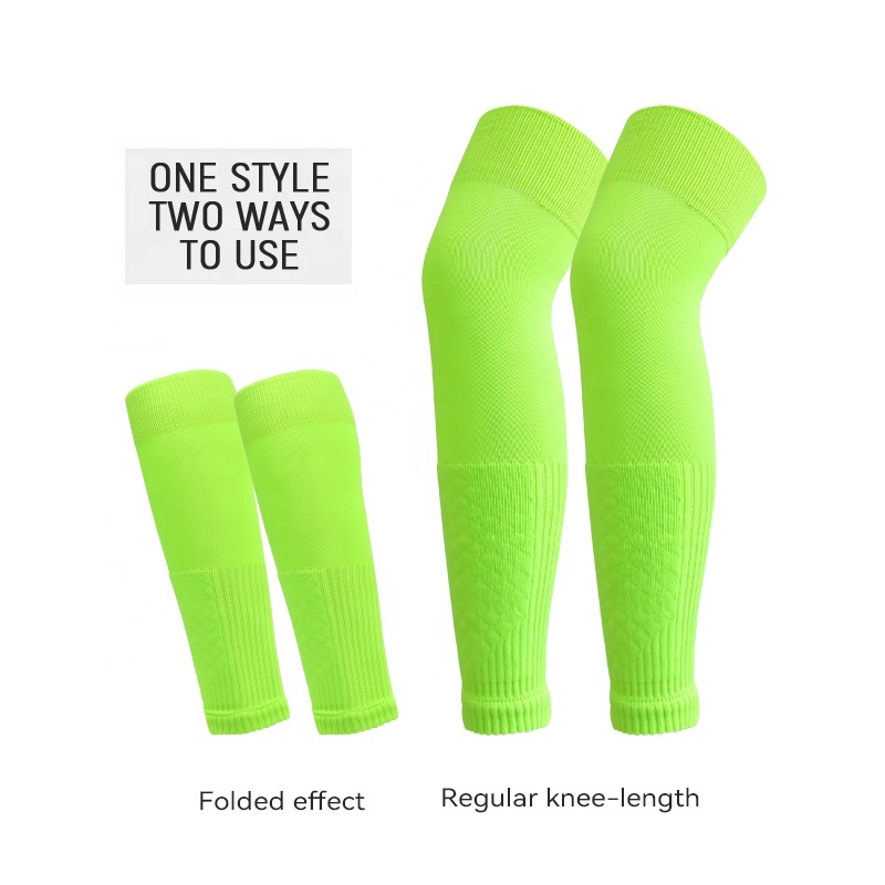 609#sleeve socks-fluosecent green