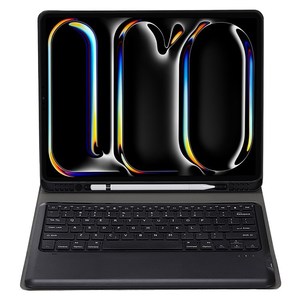 Funda de cuero para teclado Bluetooth A14B para iPad Pro 13 (2024), funda para teclado Bluetooth con ranura para bolígrafo, funda ultrafina para tableta - Product Image 5