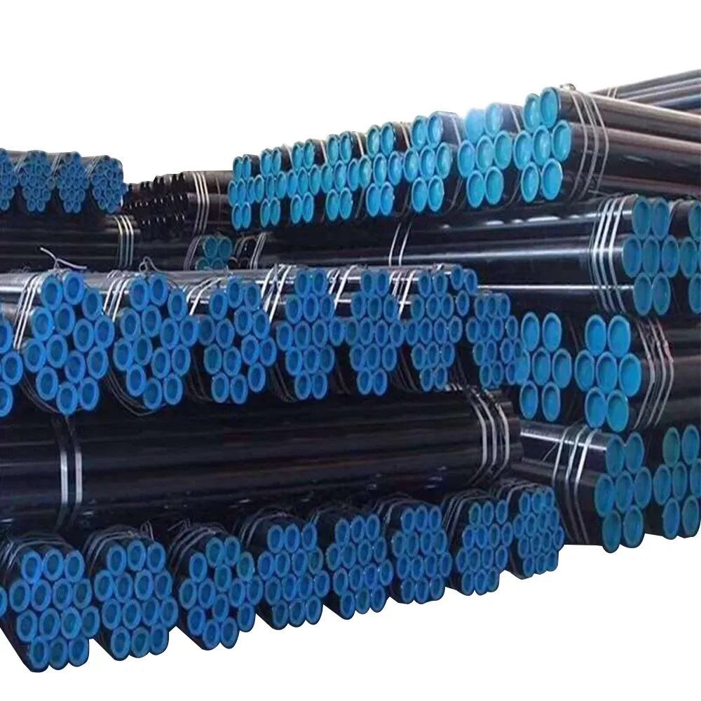 ASTM A106 A53 tubo in acciaio senza saldatura API 5L G R.B tubo senza saldatura verniciato nero tubo SMLS in acciaio al carbonio