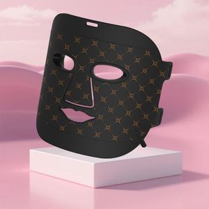 Dispositivo de terapia fotodinámica LED de silicona, instrumento de belleza Facial de mano para uso doméstico, cuidado de la piel con enchufe de EE. UU. - Product Image 1