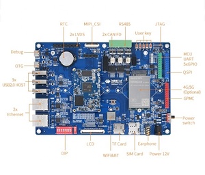 OK6254-C single board computer(SBC) based on Sitara AM6254 with Gigabit <strong>Ethernet</strong>(TSN), CAN-FD - Product Image 2