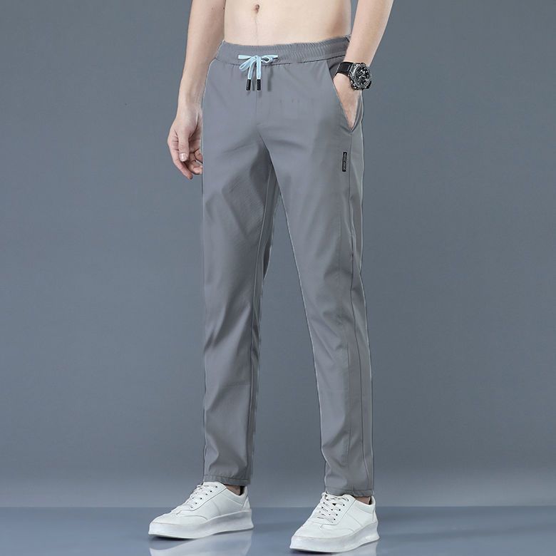 Black label pants in dark gray