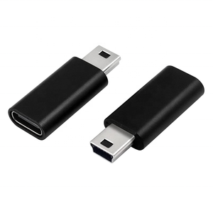 迷你USB 2.0迷你B公到型C USB C母转换器适配器适配器 - Product Image 4