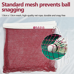 Kangteng 6.1 mét cầu lông <span class=keywords><strong>Net</strong></span> bền thiết bị thể thao Nhà Máy Bán buôn cao cấp Cầu lông <span class=keywords><strong>Net</strong></span> - Product Image 3