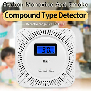 Safewill Indoors Smart <span class=keywords><strong>Gas</strong></span> <span class=keywords><strong>Leak</strong></span> Detectores Wifi Tuya Homeuse CO e CH4 2 EM 1 <span class=keywords><strong>Detector</strong></span> De Gás com Alarme - Product Image 2