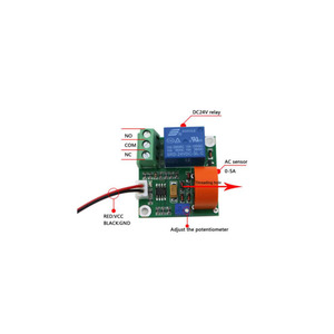 5V 12V 24V DC Übers trom schutz 5A Stromwandler Stroms ensor Schalter Stromer fassung relais modul - Product Image 5