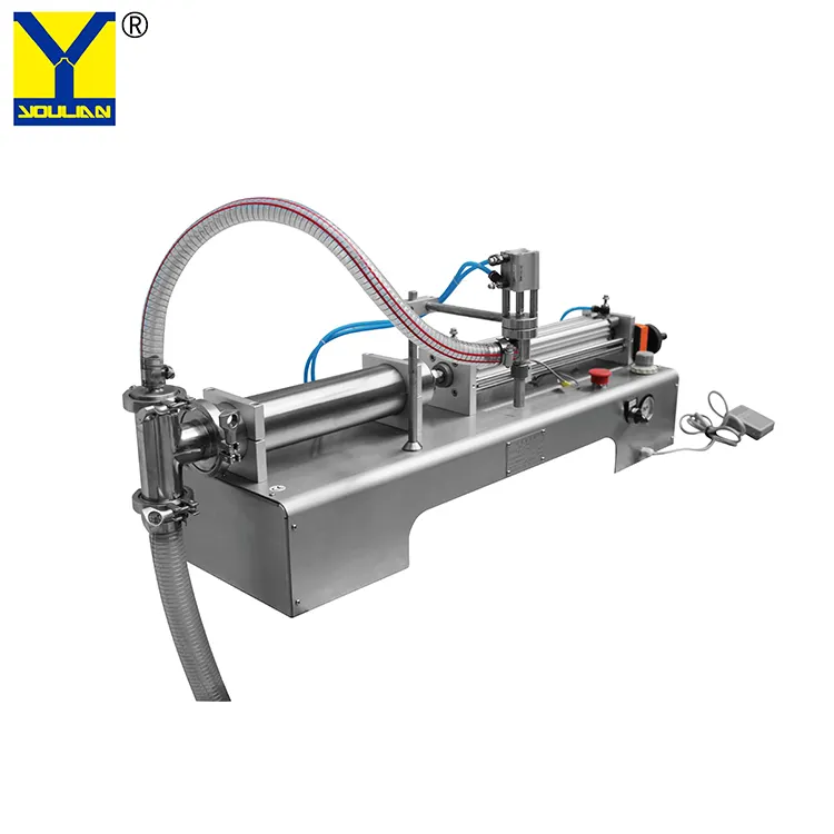 G1WYD-Máquina manual de llenado de agua embotellada de una sola cabeza, para jugos, botellas de leche líquida