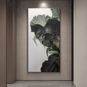 2023 soyut el yapımı yağlıboya tuval sanat modern tablo özel tasarım ahşap çatkı duvar sanat - Product Image 6