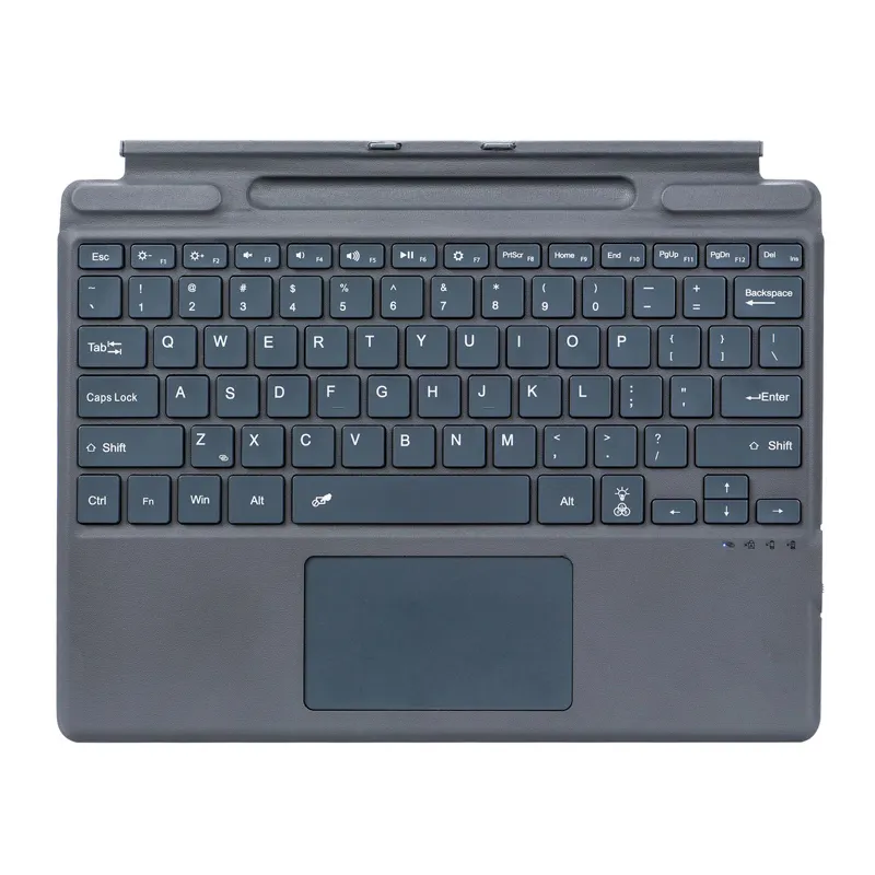 स्पर्श संस्करण चुंबकीय फ़ंक्शन साथ वायरलेस बैकलिट कीबोर्ड के साथ टचपैड के साथ वायरलेस बैकलिट कीबोर्ड टचपैड के साथ