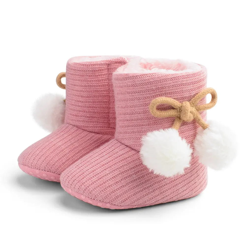 2023 Pre Walker Zapatos de bebé Zapatos de invierno para niña 612 Meses Botas de bebé Algodón Clásico Suave