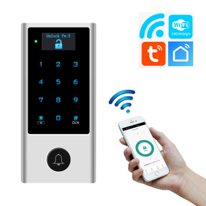 Newest Large User Capacity Tuya Oled Display Rfid <strong>Card</strong> Readers Touch Keypad for Door Access Control System