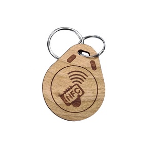 <strong>Customized</strong> Wooden NFC <strong>Tag</strong> 13.56mhz RFID NFC Wood Key <strong>Tags</strong> for Access Control - Product Image 5