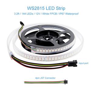 Смарт-светодиодная лента высокой яркости 30 60 144 светодиодов/м Ws2811 Ws2812b Ws2813 Ws2815 адресуемый пиксель Rgb 5050 Светодиодная лента - Product Image 4