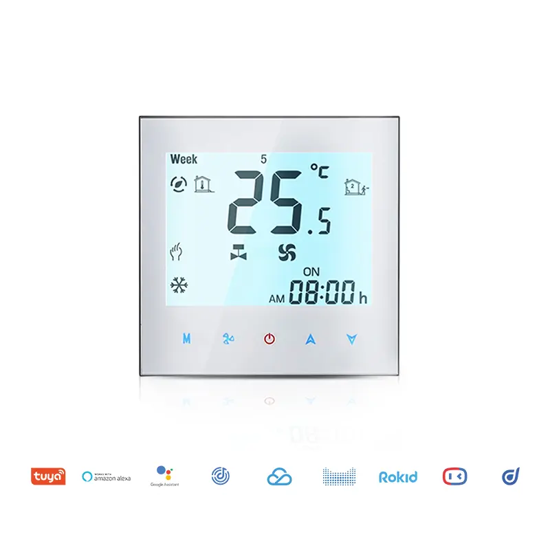 Beca BAC-1000 climatiseur Central ventilateur bobine écran tactile Programmable pièce intelligente Thermostat BACnet