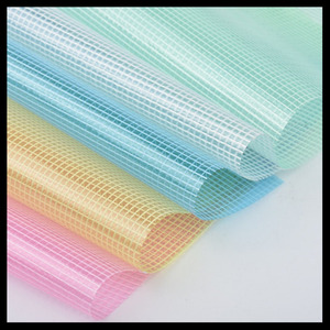 Yüksek kaliteli yağmur dayanıklı şeffaf PVC örgü branda - Product Image 4