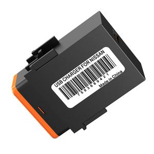 CHELINK çift USB bağlantı noktası QC 3.0 hızlı şarj adaptörü dijital LED ekran 12 V 24 V giriş USB araba şarjı nissan için - Product Image 4