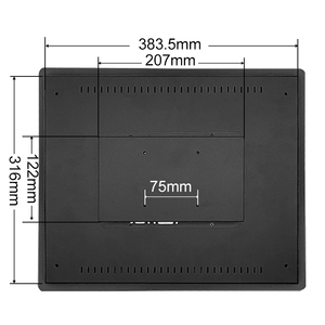 17 Inch HD <strong>TFT</strong> Industrial <strong>LCD</strong> <strong>Monitor</strong> 1280*1024 LED Backlit MI VGA AV <strong>BNC</strong> USB <strong>Input</strong> OEM ODM Metal Case Non-Touch Screen Desktop - Product Image 4