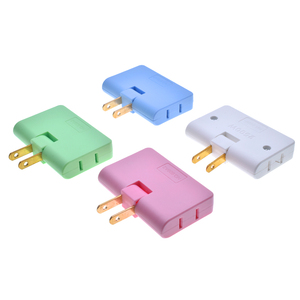 One to Three US Extension <strong>Plug</strong> Adapter Mini Outlet 2 Pins America Conversion <strong>Plug</strong> 180 Degree Rotation <strong>3</strong> in <strong>1</strong> Splitter Converter - Product Image 5