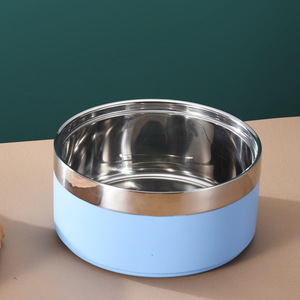 Baming Atacado Espessamento Aço Inoxidável <span class=keywords><strong>Dog</strong></span> Pet <span class=keywords><strong>Bowl</strong></span> Custom Logo 600nl/860ml - Product Image 5