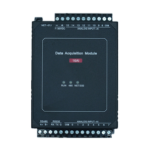 16AI entrada analógica 0-10V Modbus RTU 4-20mA módulo 0.1% precisión ADC Adquisición y transmisión