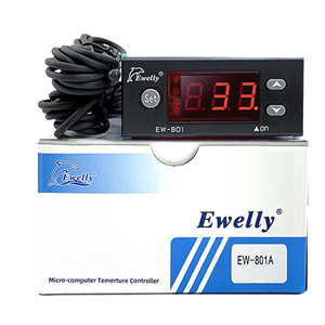 Termostato diferencial, controlador de calentador de aire de agua Solar con sonda, bomba de calor, controlador de temperatura de ingeniería, EW-801 - Product Image 5
