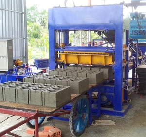 Automatic Brick <strong>Machine</strong> <strong>Qt5</strong>-<strong>15</strong> Construction Machinery Concrete Cement Hollow <strong>Block</strong> Making <strong>Machine</strong> with JS Mixer in Lebanon - Product Image 3