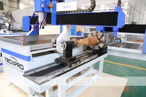 Mini CNC Router 6090 Fresadora CNC de 4 ejes Máquina enrutadora CNC para procesamiento de madera y metal con eje giratorio - Product Image 6