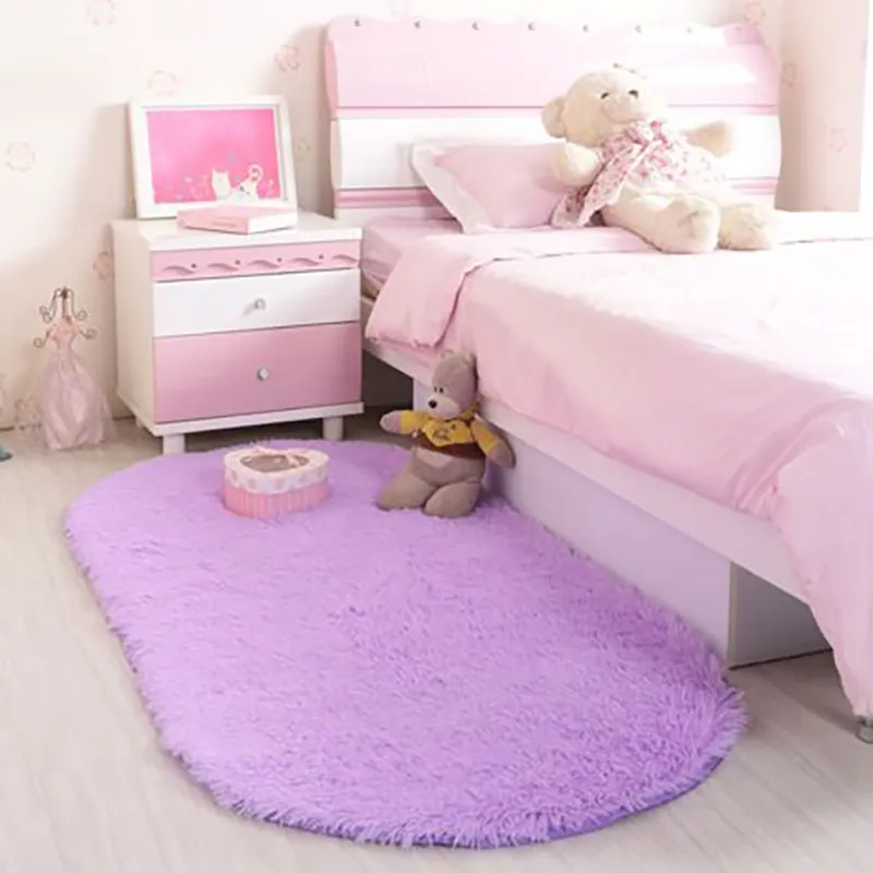 Alfombra peluda de área grande para interiores, alfombras antideslizantes decorativas para el hogar, dormitorio de niños, Picnic, preescolar, sala de estar