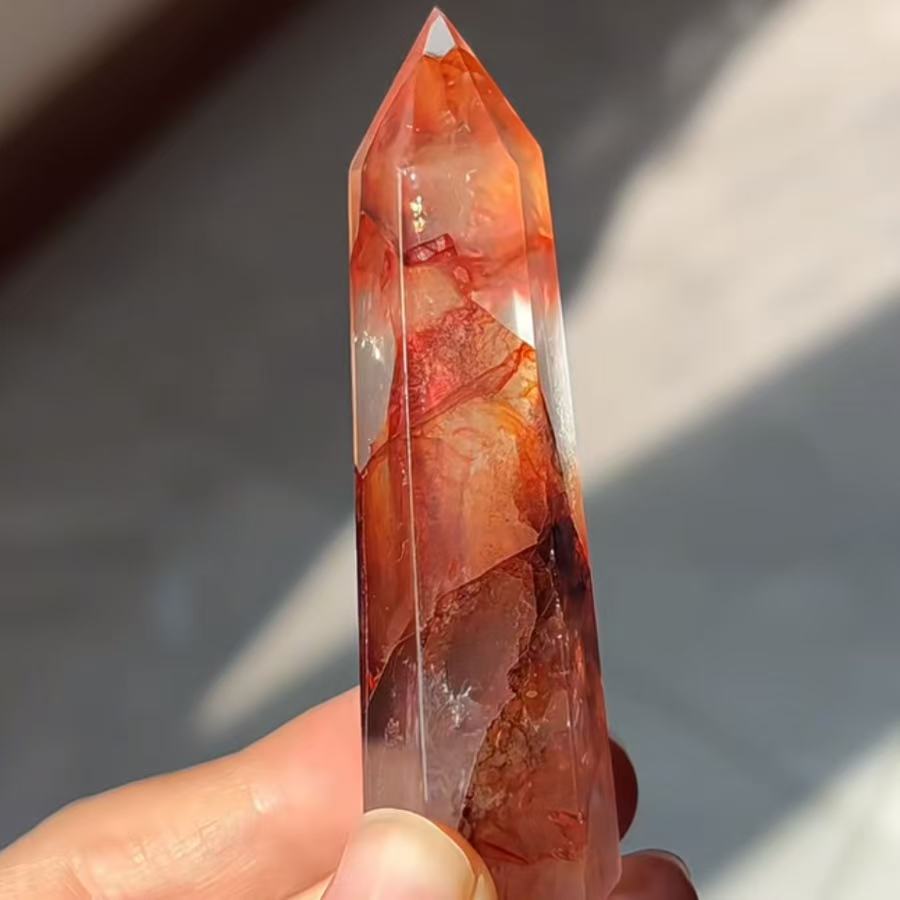 Quartz de feu rouge