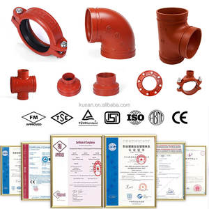 وصلة تخفيض من الحديد المطاوع DN100 X DN65 معتمدة من FM وUL لتركيبات الأنابيب - Product Image 6