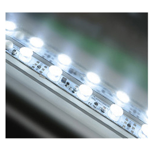 UL yüksek güç 24V SMD3535 yüksek parlaklık edgelit sert led şerit aydınlatma çubuğu için lens ile alüminyum çerçeveli ışık kutusu - Product Image 5