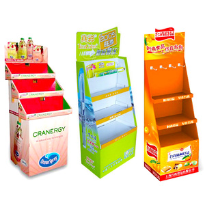 Espositore in cartone personalizzato eco-friendly espositore in carta ondulata Pos piano Pop up di Marketing scaffali per negozio al dettaglio - Product Image 6