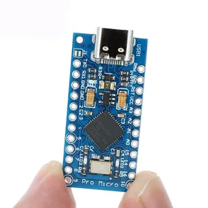 Pro Micro ATmega32U4 5V 16MHz Original-Chip Ersetzen Sie ATmega328 für Arduino Pro Mini mit 2-reihigem Stift kopf für Leonardo UNO R3