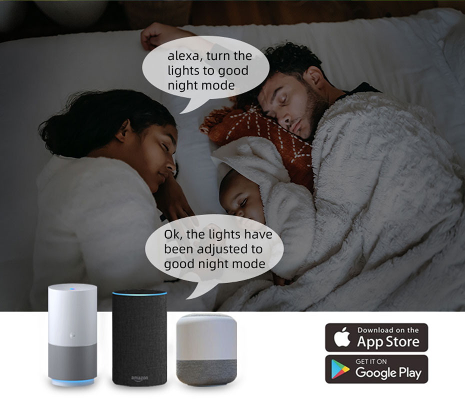 Colorful WiFi Tuya Sunset Lights APP Controlled Full Spectrum RGB Adjustable 360 Rotation with Alexa Google Sunlight Lamp