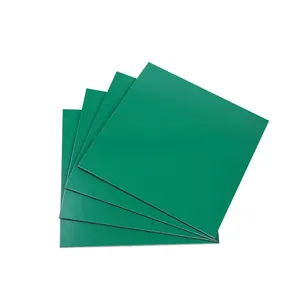 Materiale da costruzione finitura 4mm pannelli di rivestimento ignifugo PVDF PE ACP ACM pannello alluminio plastica Alucobond foglio del pannello - Product Image 2