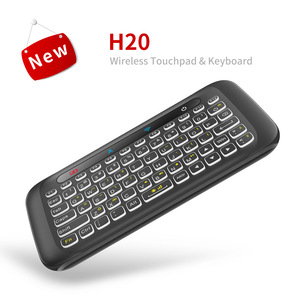 H20 Mini teclado táctil Teclado inalámbrico Air Mouse Flying Mouse LED retroiluminado Infrarrojo Aprendizaje Mini teclado - Product Image 3
