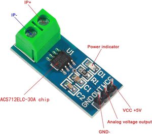 3PCS 30A Bereichs stroms ensor ACS712 Modul AC/DC für Arduino (30A)