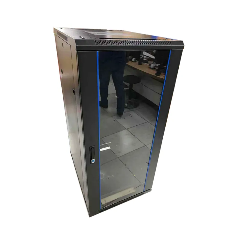 19 Inch Floor Standing Telecommunication Network Cabinet 600ミリメートル800ミリメートル27U Server RackとAccessory