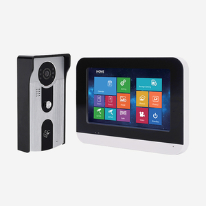 Venta caliente IP TCP Doorphone 7 pulgadas pantalla táctil completa 1080P Video intercomunicador Video puerta teléfono apartamento sistema de seguridad - Product Image 2