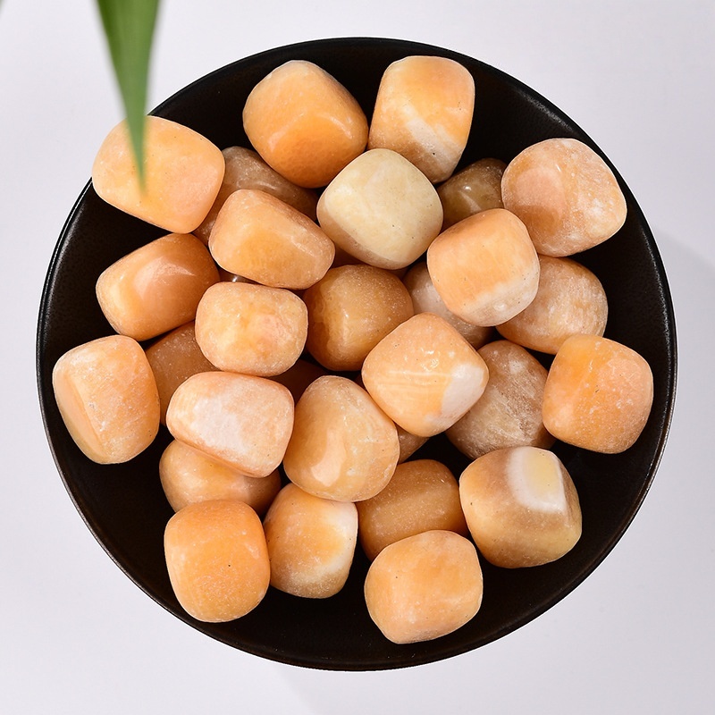 Beige jade rolling stone