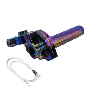 Xe Máy accesorios Para motocicletas Cáp CNC nhôm <span class=keywords><strong>Accelerator</strong></span> ga Twist Grips Handlebars cho xe máy Scooter xe đạp - Product Image 3