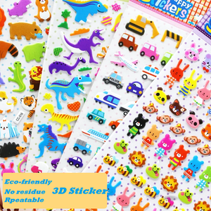 1 MOQ in Stock 100 Pcs Eco-friendly Small 3D Anime <strong>Stickers</strong> for Kids - Product Image 4