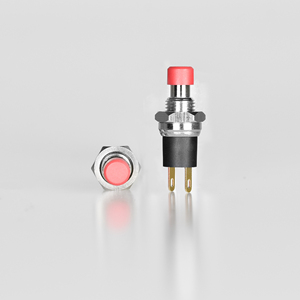 Interruptor de botón momentáneo rojo de 7mm a prueba de agua SMD 12V bajo voltaje 2 pines 2A Max fuente de luz LED con función ON/OFF - Product Image 3